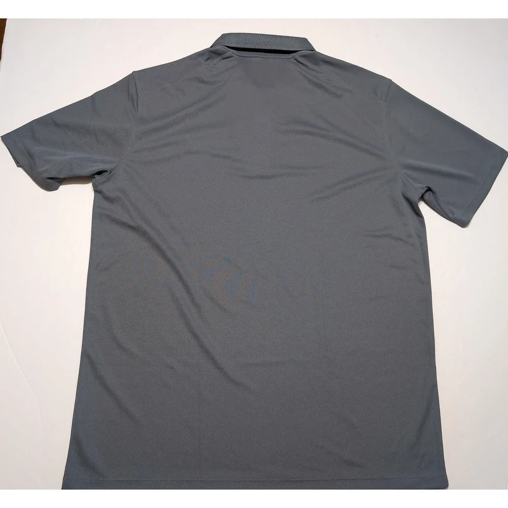 NIKE UCF Knights The Kingdom Polo Shirt Gray Men's Large L ~ New